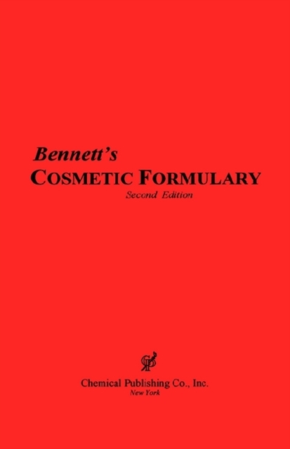Bennett's Cosmetic Formulary, Hardback Book