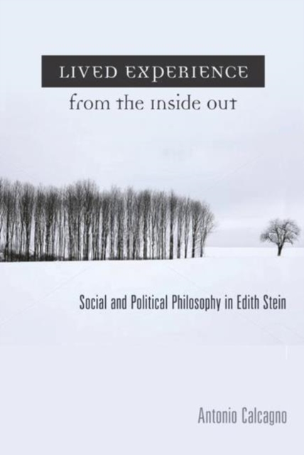 Lived Experience from the Inside Out : Social & Political Philosophy in Edith Stein, Paperback Book