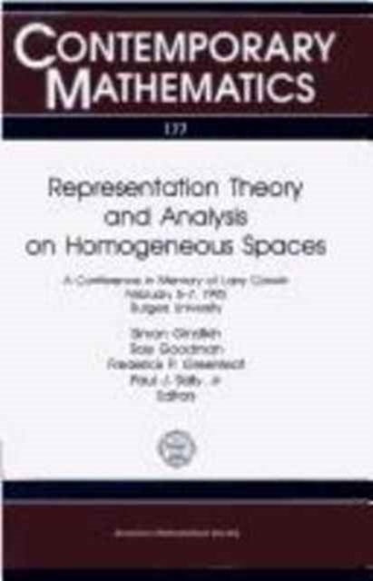 Representation Theory and Analysis on Homogeneous Spaces, Paperback / softback Book