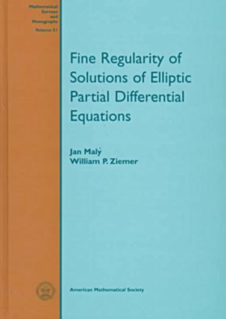 Fine Regularity of Solutions of Elliptic Partial Differential Equations, Hardback Book