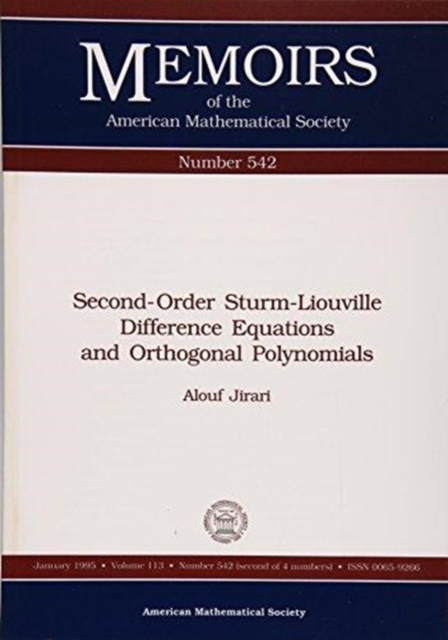 Second-Order Sturm-Liouville Difference Equations And Orthogonal Polynomials, Paperback / softback Book