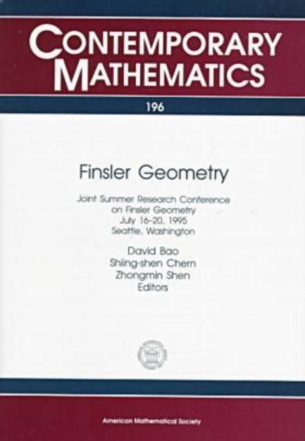 Finsler Geometry, Paperback / softback Book