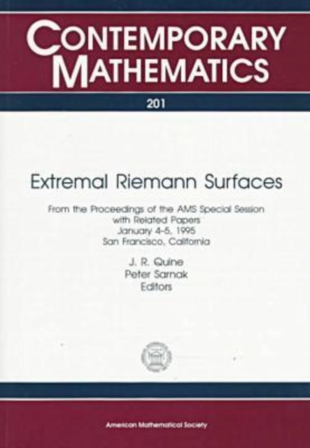 Extremal Riemann Surfaces, Paperback / softback Book