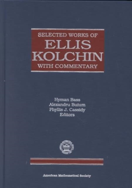 Selected Works of Ellis Kolchin with Commentary, Hardback Book