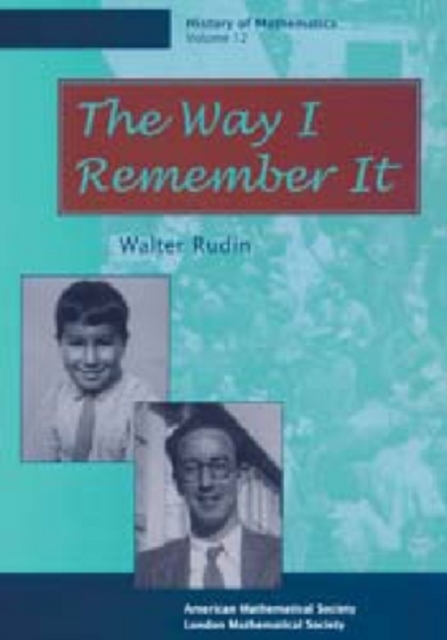 The Way I Remember it, Hardback Book