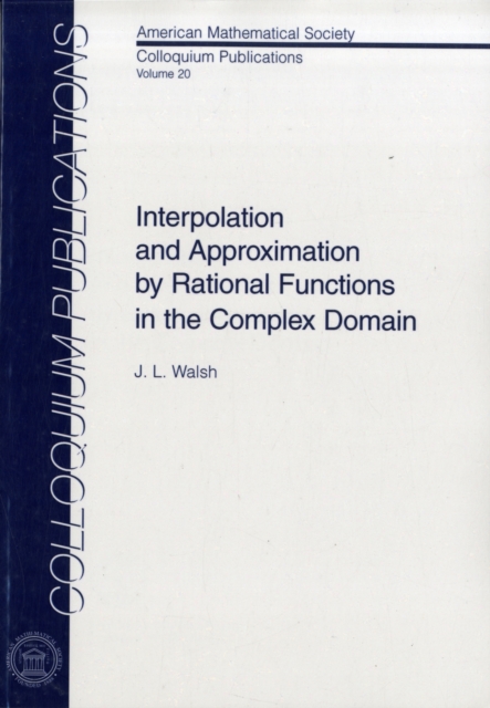 Interpolation and Approximation by Rational Functions in the Complex Domain, Paperback / softback Book