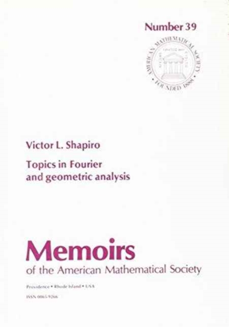 Topics in Fourier and Geometric Analysis, Paperback / softback Book