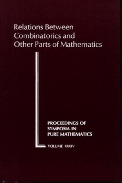 Relations Between Combinatorics and Other Parts of Mathematics, Paperback / softback Book