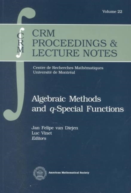 Algebraic Methods and q-special Functions, Paperback / softback Book