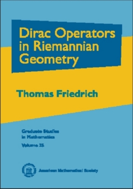 Dirac Operators in Riemannian Geometry, Hardback Book