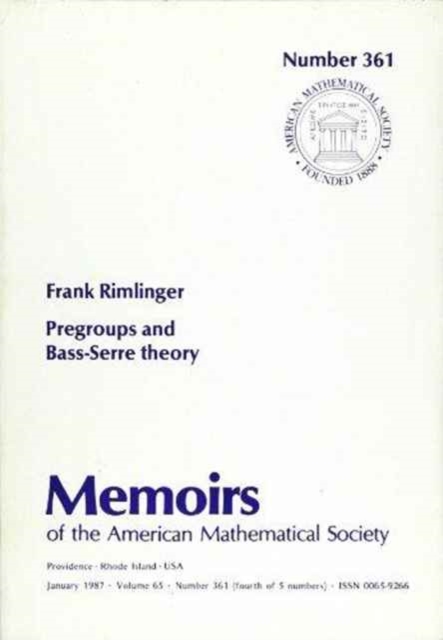Pregroups and Bass-serre Theory, Paperback / softback Book