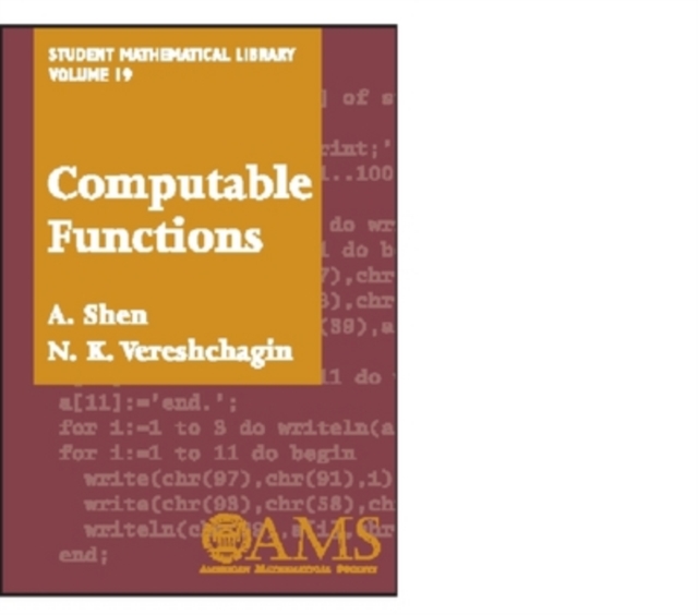 Computable Functions, Paperback / softback Book