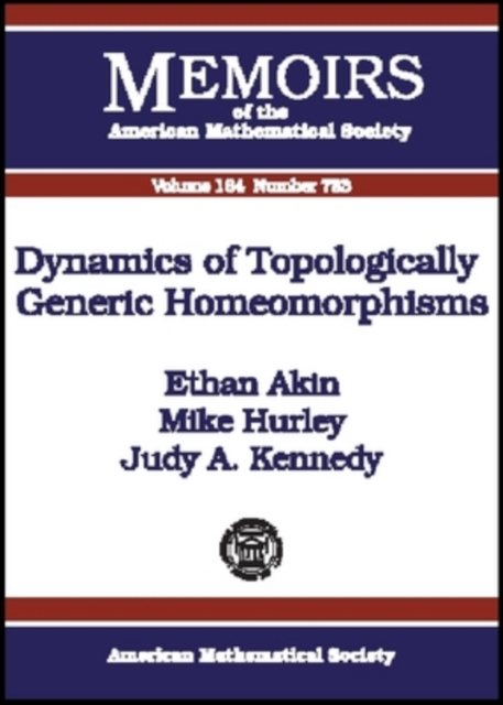 Dynamics of Topologically Generic Homeomorphisms, Paperback / softback Book