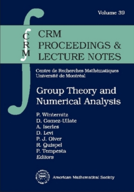 Group Theory and Numerical Analysis, Paperback / softback Book