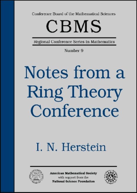 Notes from a Ring Theory Conference, Paperback / softback Book