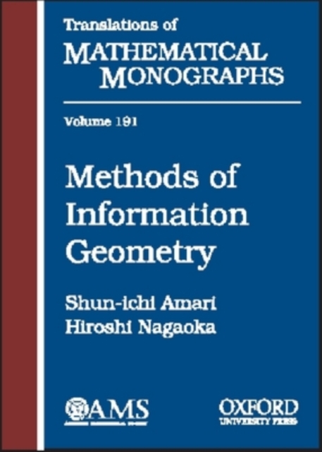 Methods of Information Geometry, Paperback / softback Book