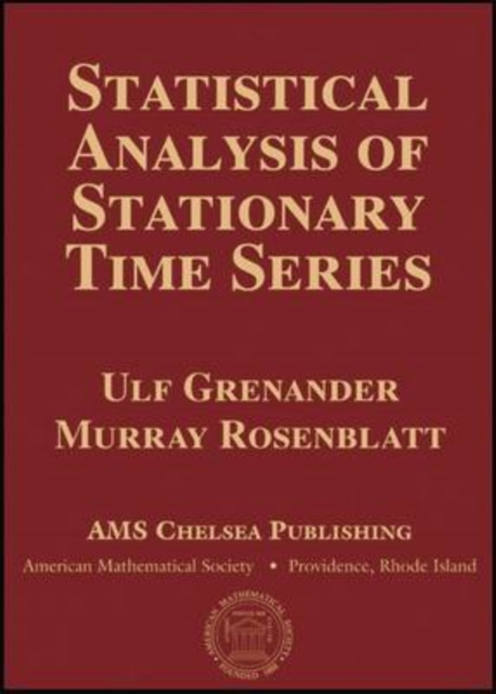 Statistical Analysis of Stationary Time Series, Hardback Book