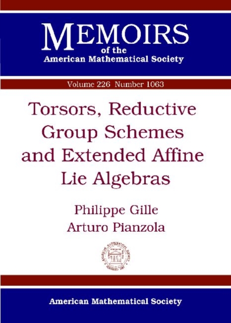 Torsors, Reductive Group Schemes and Extended Affine Lie Algebras, Paperback / softback Book