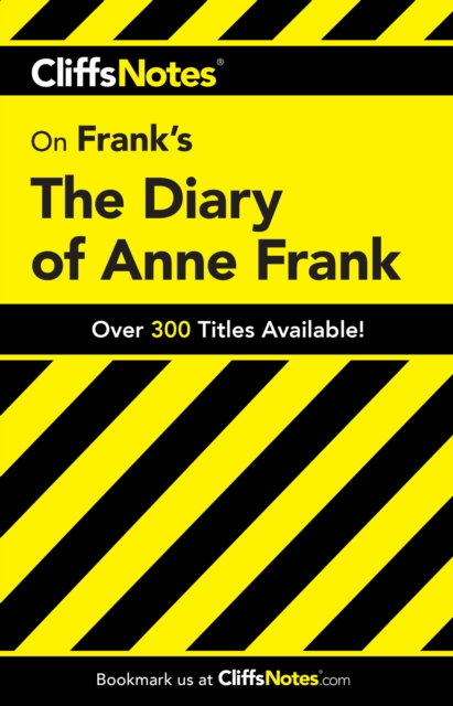 CliffsNotes on Frank's The Diary of Anne Frank, Paperback / softback Book