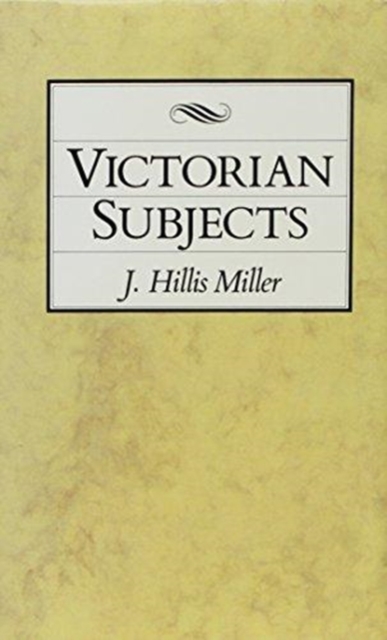 Victorian Subjects, Hardback Book