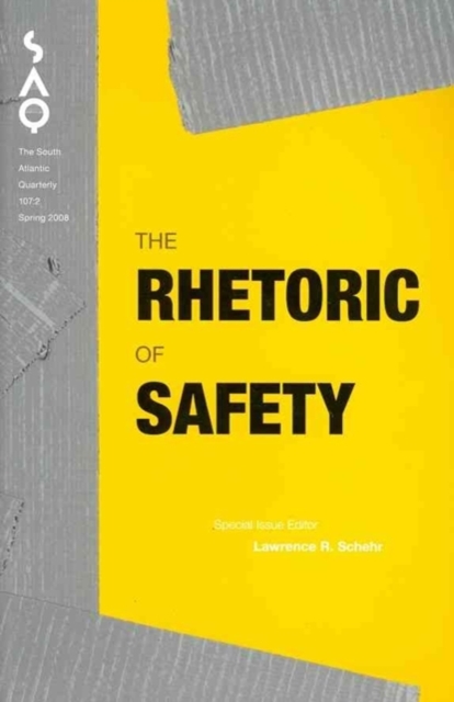 The Rhetoric of Safety, Paperback / softback Book