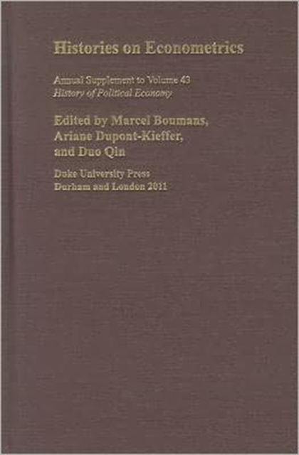 Histories on Econometrics, Hardback Book