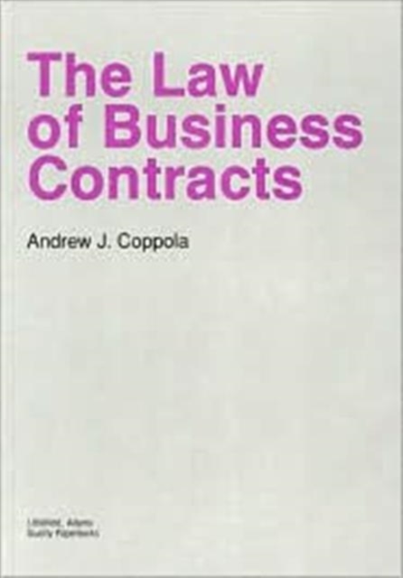 Law of Business Contracts, Paperback / softback Book
