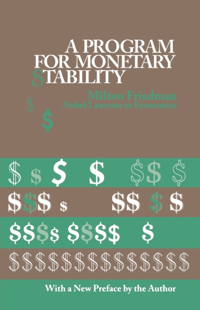 A Program for Monetary Stability, Paperback / softback Book