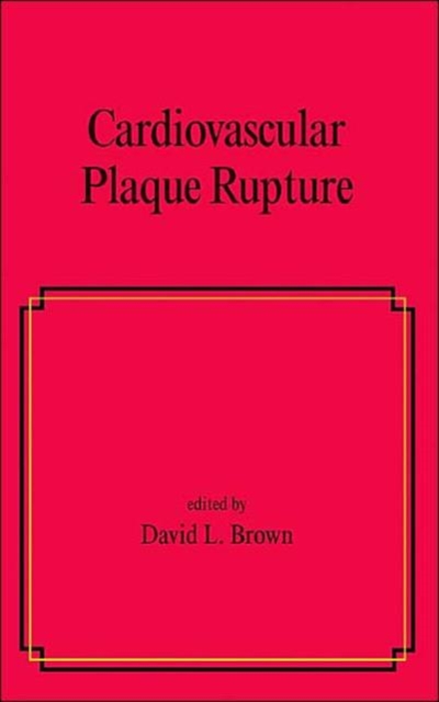 Cardiovascular Plaque Rupture, Hardback Book