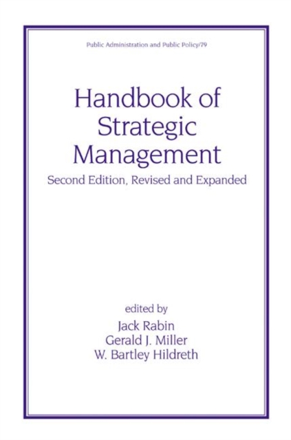 Handbook of Strategic Management, Hardback Book