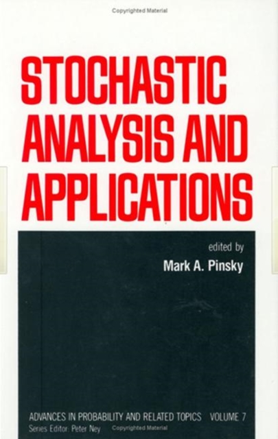 Stochastic Analysis and Applications, Hardback Book