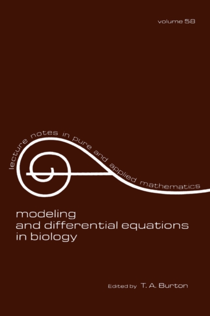 Modeling and Differential Equations in Biology, Paperback / softback Book