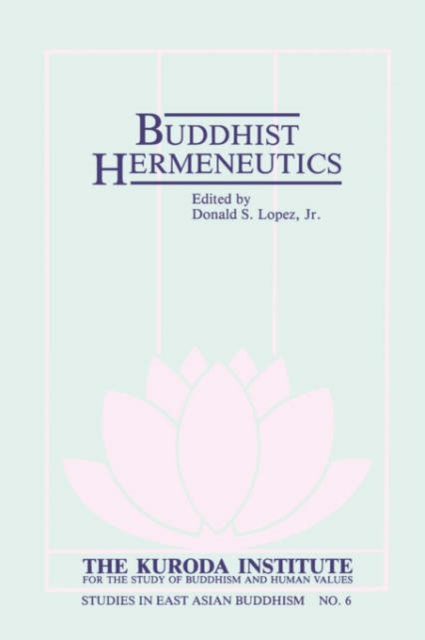 Buddhist Hermeneutics, Paperback / softback Book