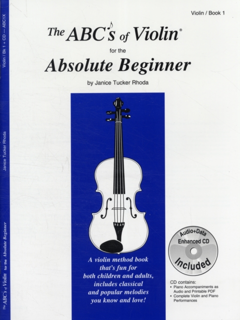 The ABC's of Violin for the Absolute Beginner, Book Book