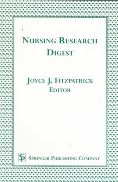 Nursing Research Digest, Paperback / softback Book