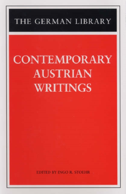 Contemporary Austrian Writings, Paperback / softback Book
