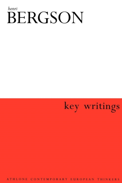 Henri Bergson: Key Writings, Paperback / softback Book