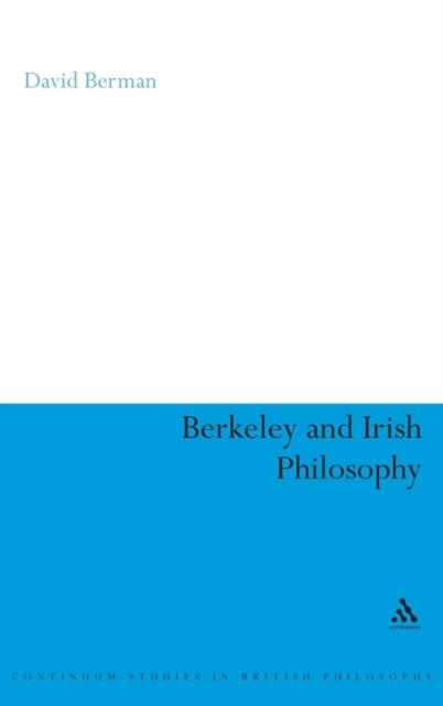 Berkeley and Irish Philosophy, Hardback Book
