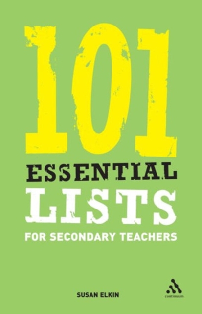101 Essential Lists for Secondary Teachers, Paperback / softback Book