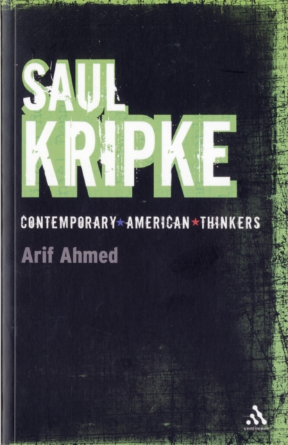 Saul Kripke, Paperback / softback Book