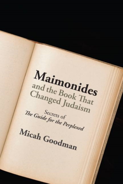 Maimonides and the Book That Changed Judaism : Secrets of "The Guide for the Perplexed", Hardback Book