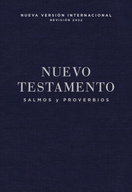NVI, Nuevo Testamento de bolsillo, con Salmos y Proverbios, Tapa Rustica, Azul anil, Paperback Book