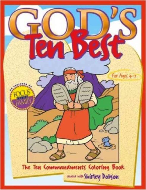 God's Ten Best : The Ten Commandments Colouring Book, Paperback / softback Book