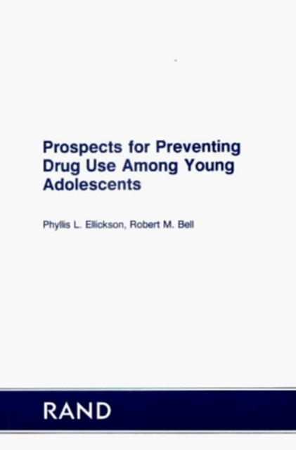 Prospects for Preventing Drug Use among Young Adol, Paperback Book