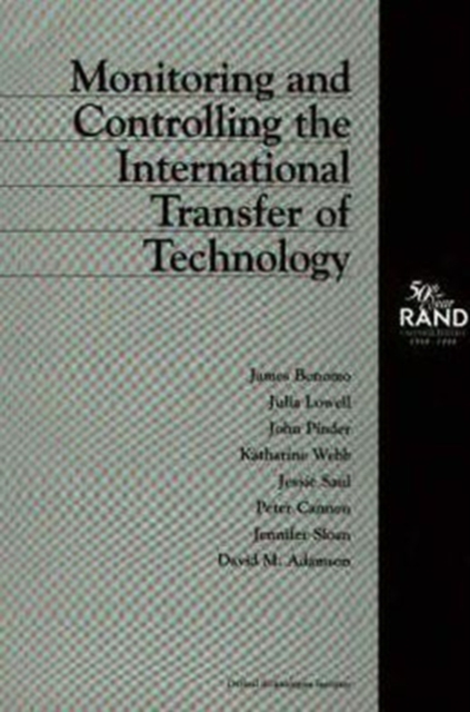 Monitoring and Controlling the International Transfer of Technology, Paperback / softback Book