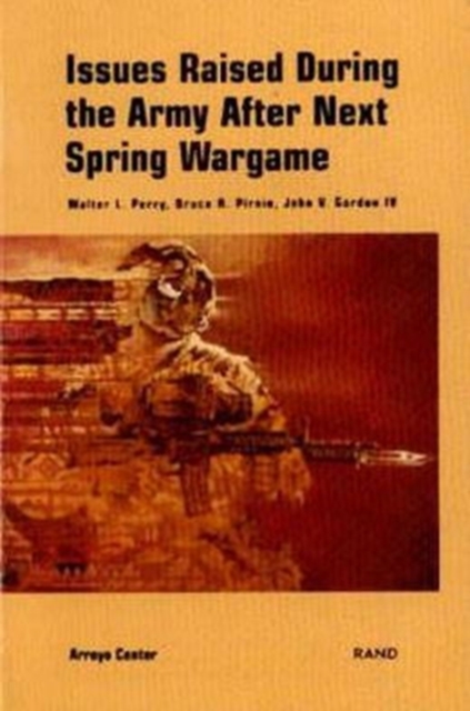 Issues Raised During the Army After Next Spring Wargame, Paperback / softback Book