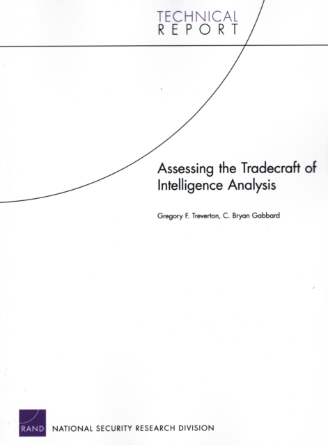 Assessing the Tradecraft of Intelligence Analysis, Paperback / softback Book