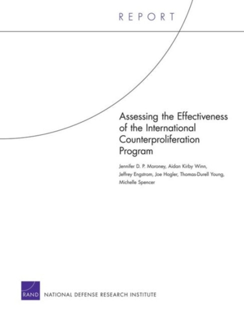 Assessing the Effectiveness of the International Counterproliferation Program, Paperback / softback Book