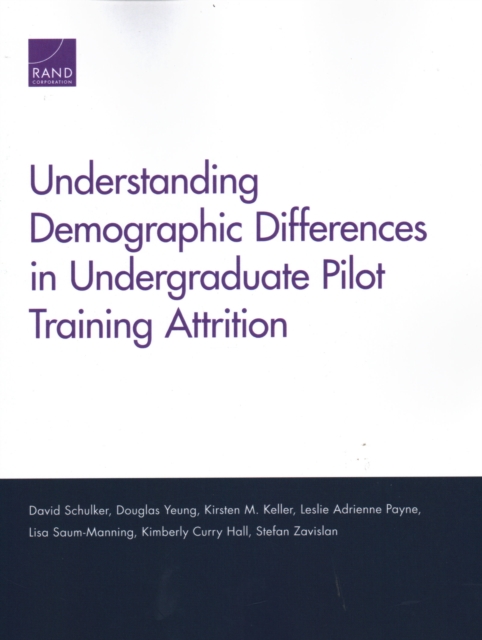 Understanding Demographic Differences in Undergraduate Pilot Training Attrition, Paperback / softback Book
