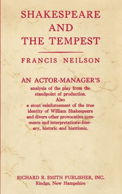 Shakespeare and The Tempest, Hardback Book
